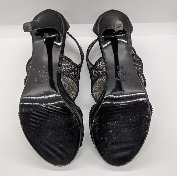 Lace & Rhinestone Heels - Picture 5 of 8